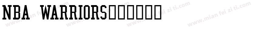 nba warriors字体转换